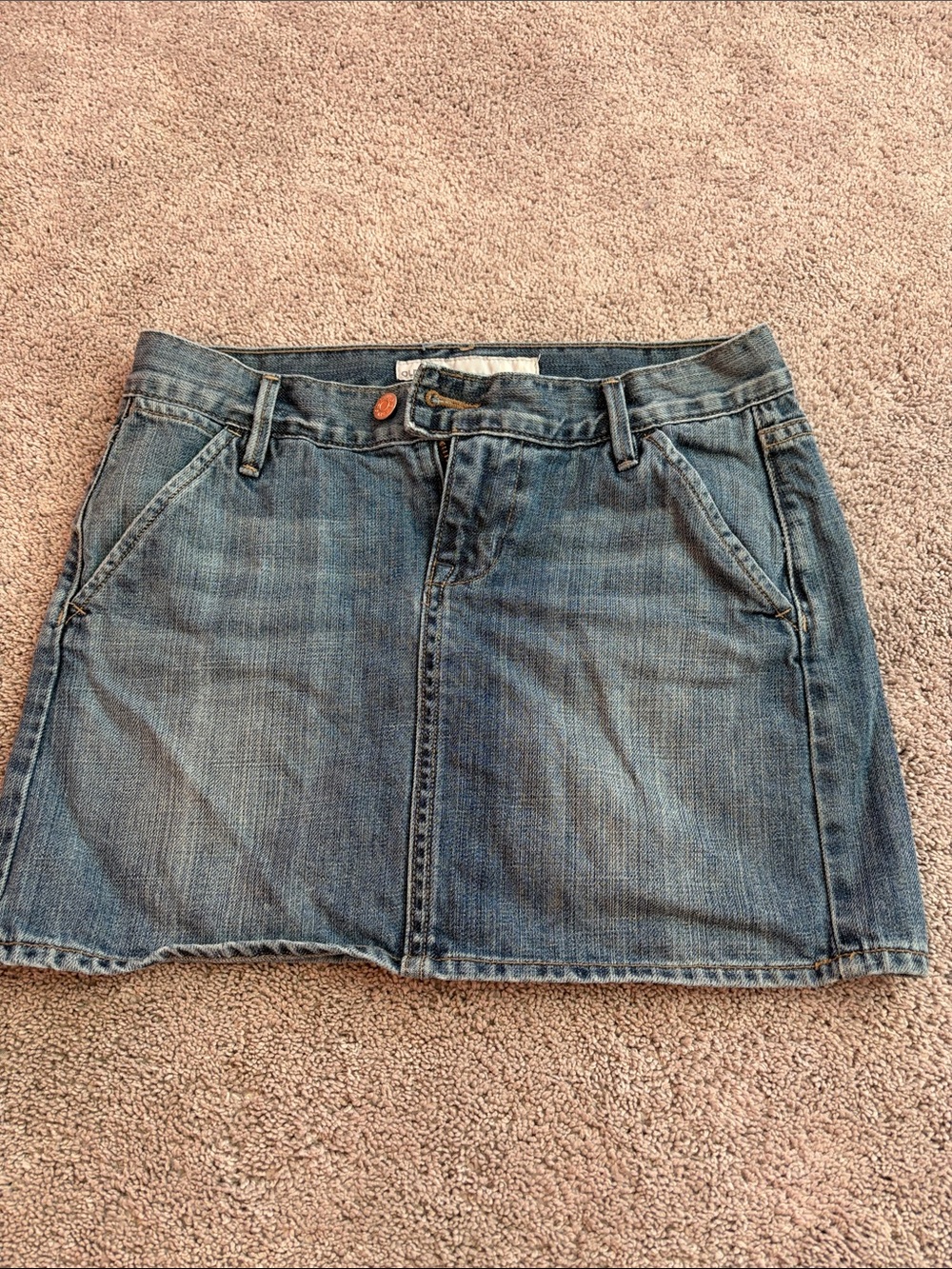 Old Navy Classic Blue Denim Skirt - Women's Casual A-Line